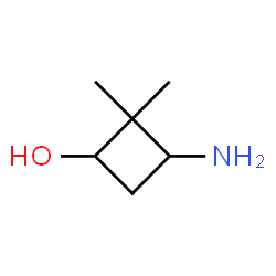 ChemSpider 2D Image | 3-Amino-2,2-dimethylcyclobutanol | C6H13NO
