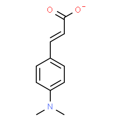 ChemSpider 2D Image | (2E)-3-[4-(Dimethylamino)phenyl]acrylate | C11H12NO2