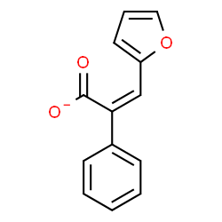 ChemSpider 2D Image | (2Z)-3-(2-Furyl)-2-phenylacrylate | C13H9O3