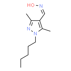 ChemSpider 2D Image | (Z)-1-(3,5-Dimethyl-1-pentyl-1H-pyrazol-4-yl)-N-hydroxymethanimine | C11H19N3O