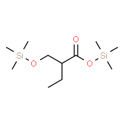 ChemSpider 2D Image | Trimethylsilyl 2-([(trimethylsilyl)oxy]methyl)butanoate | C11H26O3Si2