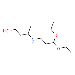 ChemSpider 2D Image | 3-[(3,3-Diethoxypropyl)amino]-1-butanol | C11H25NO3