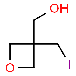 ChemSpider 2D Image | [3-(Iodomethyl)-3-oxetanyl]methanol | C5H9IO2