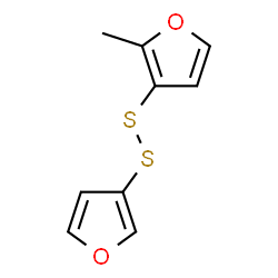 ChemSpider 2D Image | 3-(3-Furyldisulfanyl)-2-methylfuran | C9H8O2S2