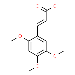 ChemSpider 2D Image | (2E)-3-(2,4,5-Trimethoxyphenyl)acrylate | C12H13O5