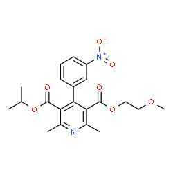 ChemSpider 2D Image | DEHYDRO NIMODIPINE | C21H24N2O7