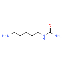 ChemSpider 2D Image | 1-(5-Aminopentyl)urea | C6H15N3O