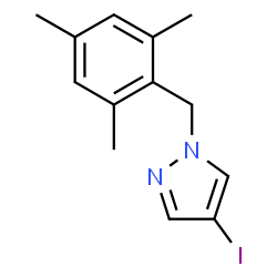 ChemSpider 2D Image | 4-Iodo-1-(mesitylmethyl)-1H-pyrazole | C13H15IN2