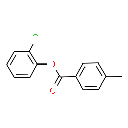 ChemSpider 2D Image | 2-Chlorophenyl 4-methylbenzoate | C14H11ClO2