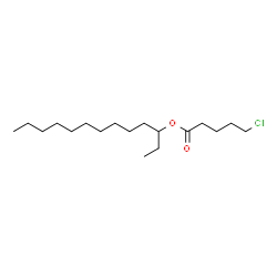 ChemSpider 2D Image | 3-Tridecanyl 5-chloropentanoate | C18H35ClO2