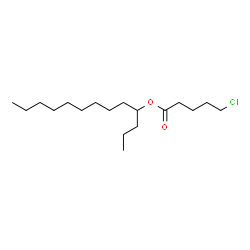 ChemSpider 2D Image | 4-Tridecanyl 5-chloropentanoate | C18H35ClO2