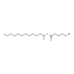 ChemSpider 2D Image | 2-Tridecanyl 5-bromopentanoate | C18H35BrO2