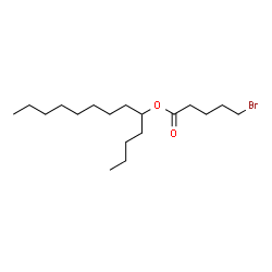 ChemSpider 2D Image | 5-Tridecanyl 5-bromopentanoate | C18H35BrO2