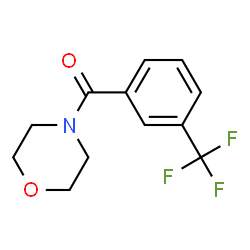 ChemSpider 2D Image | 4-Morpholinyl[3-(trifluoromethyl)phenyl]methanone | C12H12F3NO2