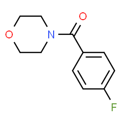 ChemSpider 2D Image | n-(4-fluorobenzoyl)morpholine | C11H12FNO2