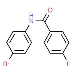 ChemSpider 2D Image | N-(4-Bromophenyl)-4-fluorobenzamide | C13H9BrFNO