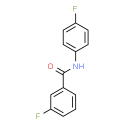 ChemSpider 2D Image | 3-Fluoro-N-(4-fluorophenyl)benzamide | C13H9F2NO