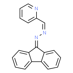 ChemSpider 2D Image | 2-[(Z)-(9H-Fluoren-9-ylidenehydrazono)methyl]pyridine | C19H13N3