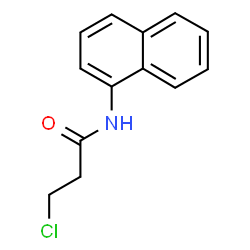 ChemSpider 2D Image | 3-Chloro-N-(1-naphthyl)propanamide | C13H12ClNO