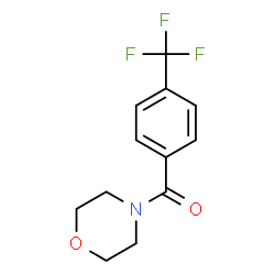 ChemSpider 2D Image | 4-Morpholinyl[4-(trifluoromethyl)phenyl]methanone | C12H12F3NO2