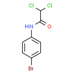 ChemSpider 2D Image | N-(4-Bromophenyl)-2,2-dichloroacetamide | C8H6BrCl2NO