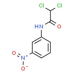 ChemSpider 2D Image | 2,2-Dichloro-N-(3-nitrophenyl)acetamide | C8H6Cl2N2O3