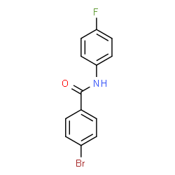 ChemSpider 2D Image | 4-Bromo-N-(4-fluorophenyl)benzamide | C13H9BrFNO