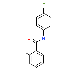 ChemSpider 2D Image | 2-Bromo-N-(4-fluorophenyl)benzamide | C13H9BrFNO
