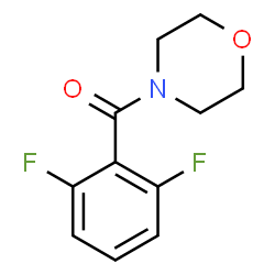 ChemSpider 2D Image | (2,6-Difluorophenyl)(4-morpholinyl)methanone | C11H11F2NO2