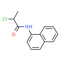 ChemSpider 2D Image | 2-Chloro-N-(1-naphthyl)propanamide | C13H12ClNO