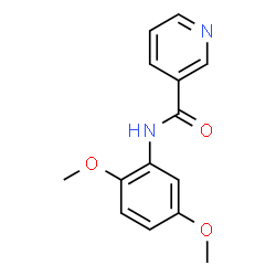 ChemSpider 2D Image | N-(2,5-Dimethoxyphenyl)nicotinamide | C14H14N2O3