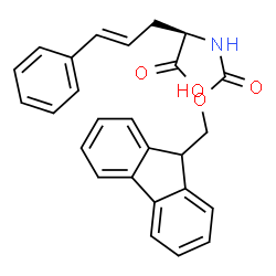 ChemSpider 2D Image | (2R,4E)-2-{[(9H-Fluoren-9-ylmethoxy)carbonyl]amino}-5-phenyl-4-pentenoic acid | C26H23NO4