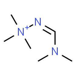 ChemSpider 2D Image | (2Z)-2-[(Dimethylamino)methylene]-1,1,1-trimethylhydrazinium | C6H16N3