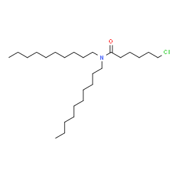 ChemSpider 2D Image | 6-Chloro-N,N-didecylhexanamide | C26H52ClNO