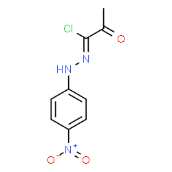 ChemSpider 2D Image | (1Z)-N-(4-Nitrophenyl)-2-oxopropanehydrazonoyl chloride | C9H8ClN3O3