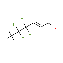 ChemSpider 2D Image | 4,4,5,5,6,6,6-Heptafluorohex-2-en-1-ol | C6H5F7O