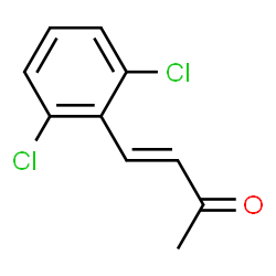 ChemSpider 2D Image | 2,6-DICHLOROBENZYLIDENEACETONE | C10H8Cl2O