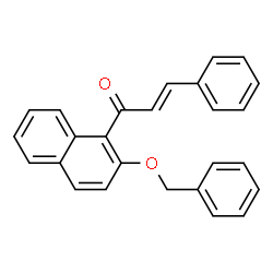 ChemSpider 2D Image | (2E)-1-[2-(Benzyloxy)-1-naphthyl]-3-phenyl-2-propen-1-one | C26H20O2