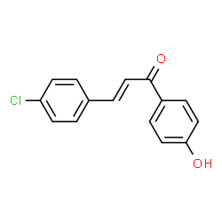 ChemSpider 2D Image | (2E)-3-(4-Chlorophenyl)-1-(4-hydroxyphenyl)-2-propen-1-one | C15H11ClO2