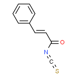 ChemSpider 2D Image | (2E)-3-Phenylacryloyl isothiocyanate | C10H7NOS
