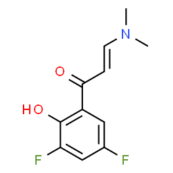 ChemSpider 2D Image | 1-(3,5-difluoro-2-hydroxyphenyl)-3-(dimethylamino)prop-2-en-1-one | C11H11F2NO2