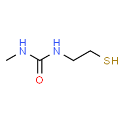 ChemSpider 2D Image | 1-Methyl-3-(2-sulfanylethyl)urea | C4H10N2OS