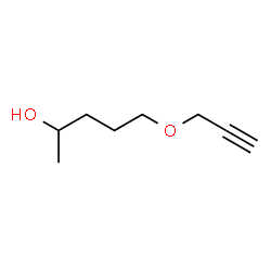 ChemSpider 2D Image | 5-(2-Propynyloxy)-2-pentanol | C8H14O2