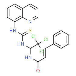 ChemSpider 2D Image | Salubrinal | C21H17Cl3N4OS