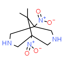 ChemSpider 2D Image | 9,9-Dimethyl-1,5-dinitro-3,7-diazabicyclo[3.3.1]nonane | C9H16N4O4