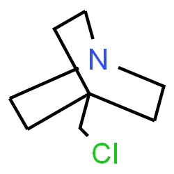 ChemSpider 2D Image | 4-(Chloromethyl)quinuclidine | C8H14ClN