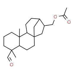 ChemSpider 2D Image | 18-Oxokauran-17-yl acetate | C22H34O3