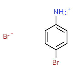 ChemSpider 2D Image | 4-Bromoanilinium bromide | C6H7Br2N