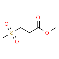ChemSpider 2D Image | Methyl 3-(methylsulfonyl)propanoate | C5H10O4S