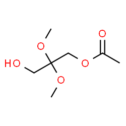 ChemSpider 2D Image | 3-Hydroxy-2,2-dimethoxypropyl acetate | C7H14O5